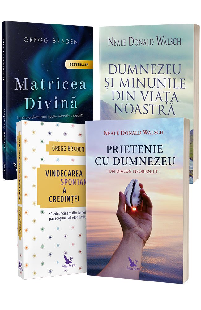 Pachet 4 cărți – Walsch vs. Braden Pachet 4 cărți – Walsch vs. Braden